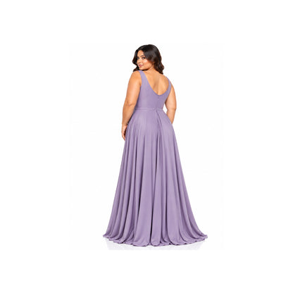 GLAM VL.CRUZADO PECHO M/S ABIERTO   LILA     XL