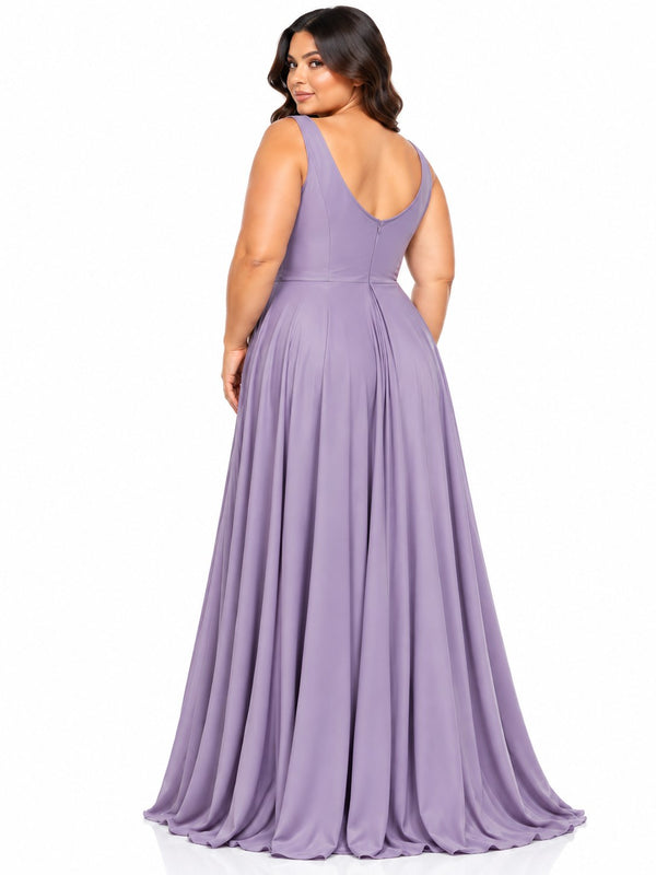 GLAM VL.CRUZADO PECHO M/S ABIERTO   LILA     XL