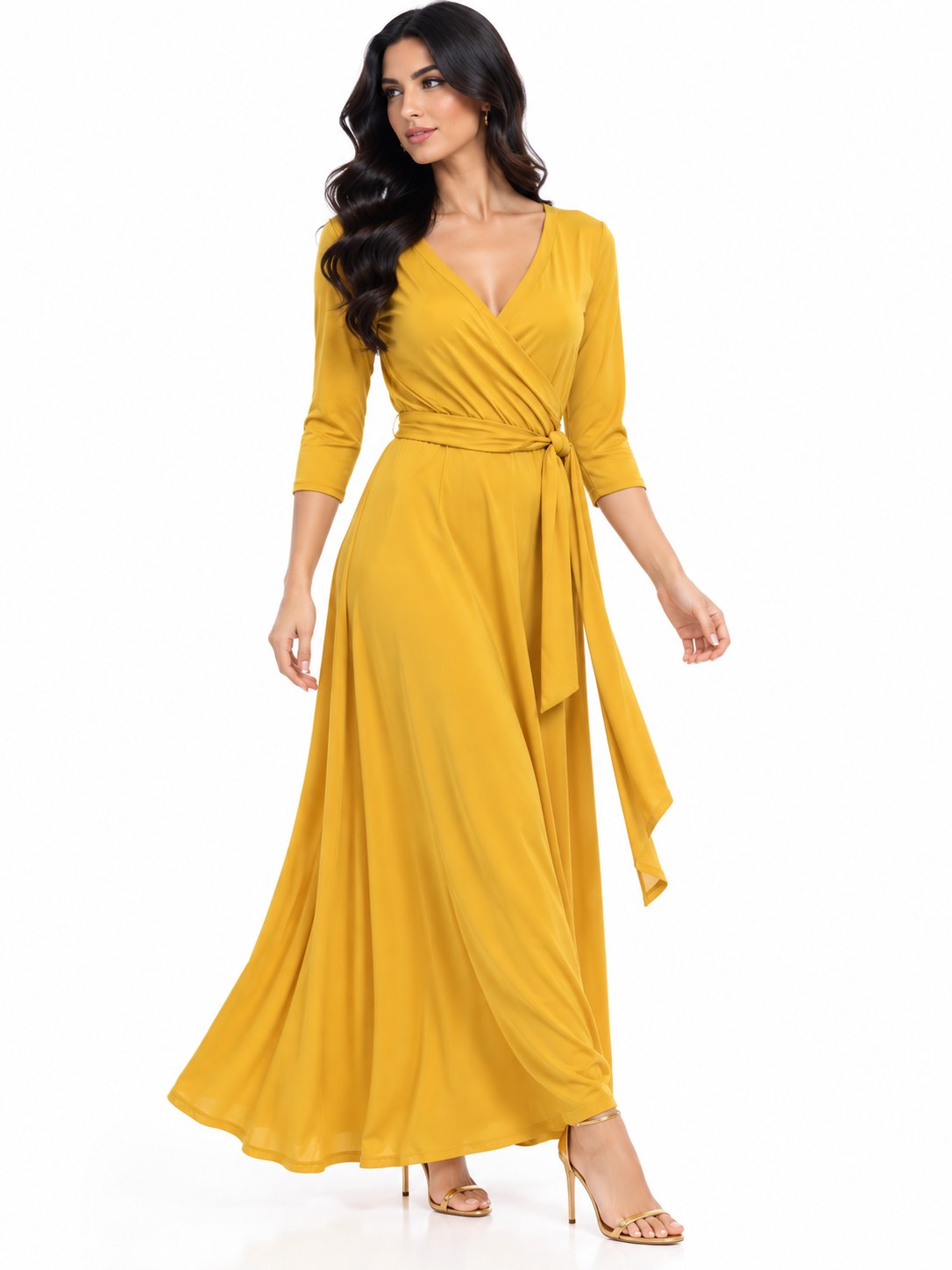 GLAM VL.FE.M3/4 LYCRA AMARILLO     S