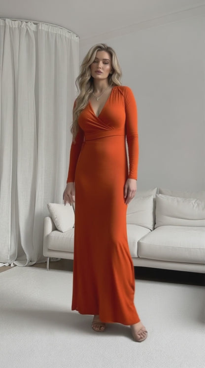 Vestido largo glam sofisticado - Ref: K60847-180