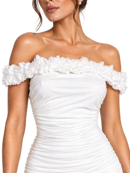 V CHANEL FLORES EN CUELLO BANDEJA NEGRO T S