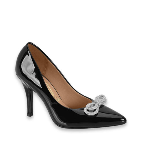 STILETO NEGRO VERNIZ PREMIUM